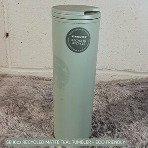 Starbucks  Recycled Matte Teal Tumbler 16oz