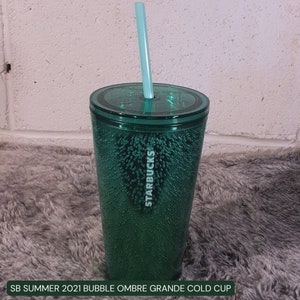Starbucks Summer 2021 Bubble Ombre Grande Cold Cup (16oz) - Limited Edition