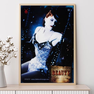 Moulin Rouge--Movie Poster, Art Prints, Home Decor,Wall Art,Canvas Poster Unframed