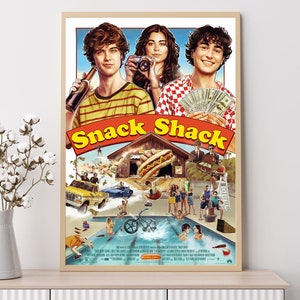 Snack Shack (2024)--Movie Poster, Art Prints, Home Decor,Wall Art,Canvas Poster Unframed