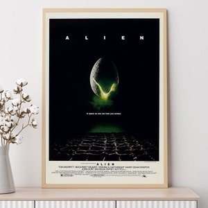 Alien (1979): póster de película, impresiones artísticas, decoración del hogar, arte mural, póster en lienzo sin marco