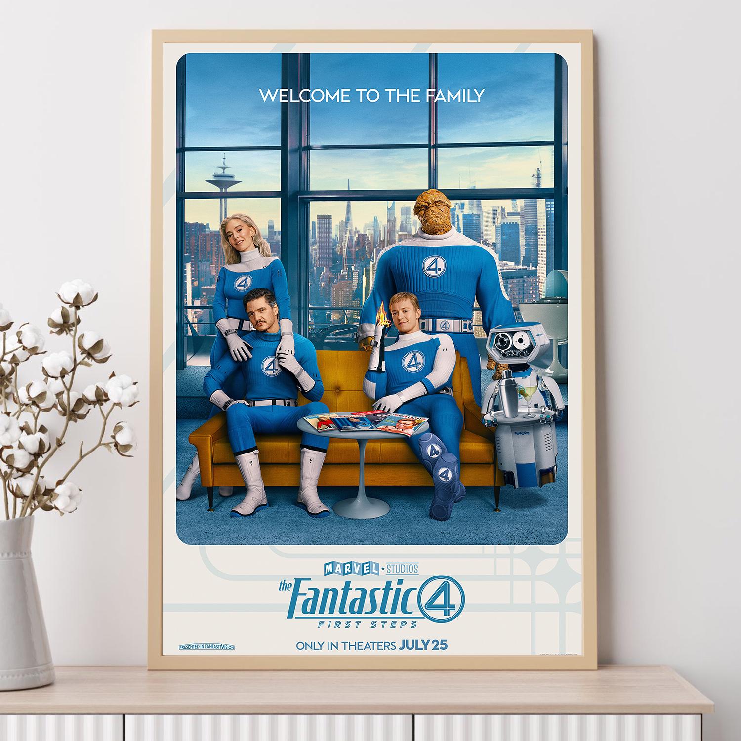 Fantastic four poster - Etsy 日本