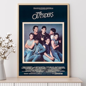 Rebeldes (1983): Póster de película, impresiones artísticas, decoración del hogar, arte mural, póster en lienzo sin marco