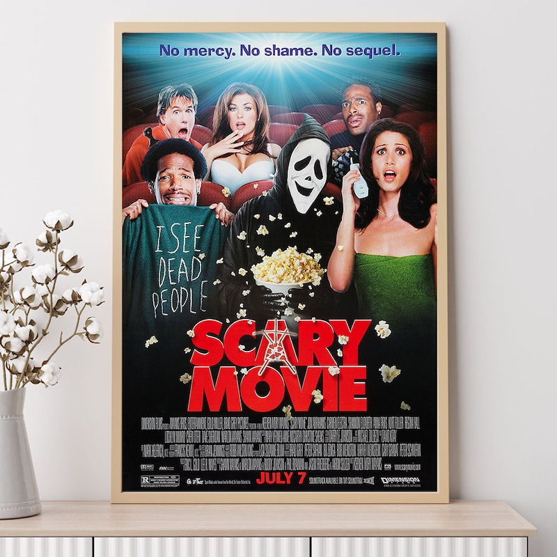 Scary Mask Poster - Etsy Israel
