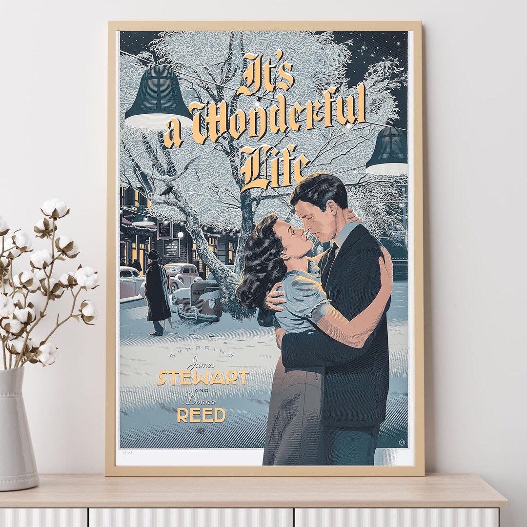 It's a Wonderful Life--movie Poster, Art Prints, Home Decor,wall Art ...