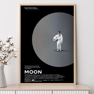 Moon--Movie Poster, Art Prints, Home Decor,Wall Art,Canvas Poster Unframed