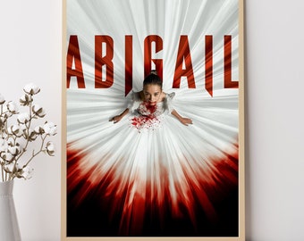 Abigail--affiche de film, impressions d'art, décoration d'intérieur, art mural, affiche sur toile sans cadre