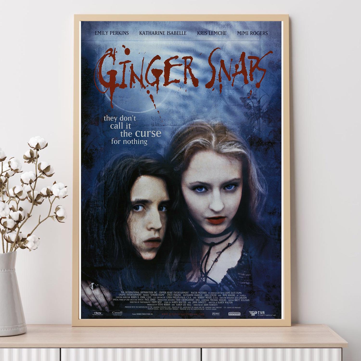 Ginger Snaps--movie Poster, Art Prints, Home Decor,wall Art,canvas