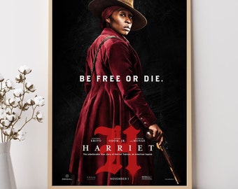 Harriet--Movie Poster, Art Prints, Home Decor,Wall Art,Canvas Poster Unframed