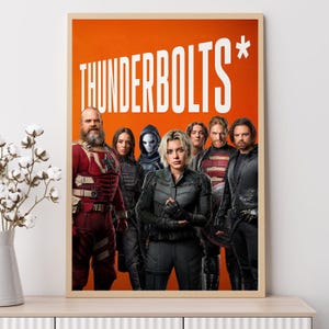 Thunderbolts (2025)--Movie Poster, Art Prints, Home Decor,Wall Art,Canvas Poster Unframed