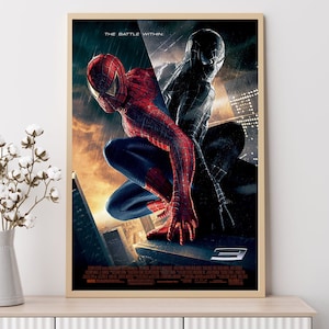 SPIDER-MAN 3 - Poster del film, stampe artistiche, decorazioni per la casa, arte murale, poster su tela senza cornice