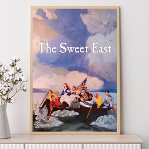 The Sweet East (2023)--Movie Poster, Art Prints, Home Decor,Wall Art,Canvas Poster Unframed
