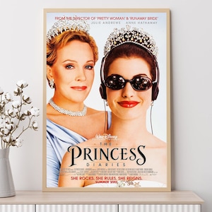 The Princess Diaries (2001) - Poster del film, stampe artistiche, decorazioni per la casa, arte murale, poster su tela senza cornice