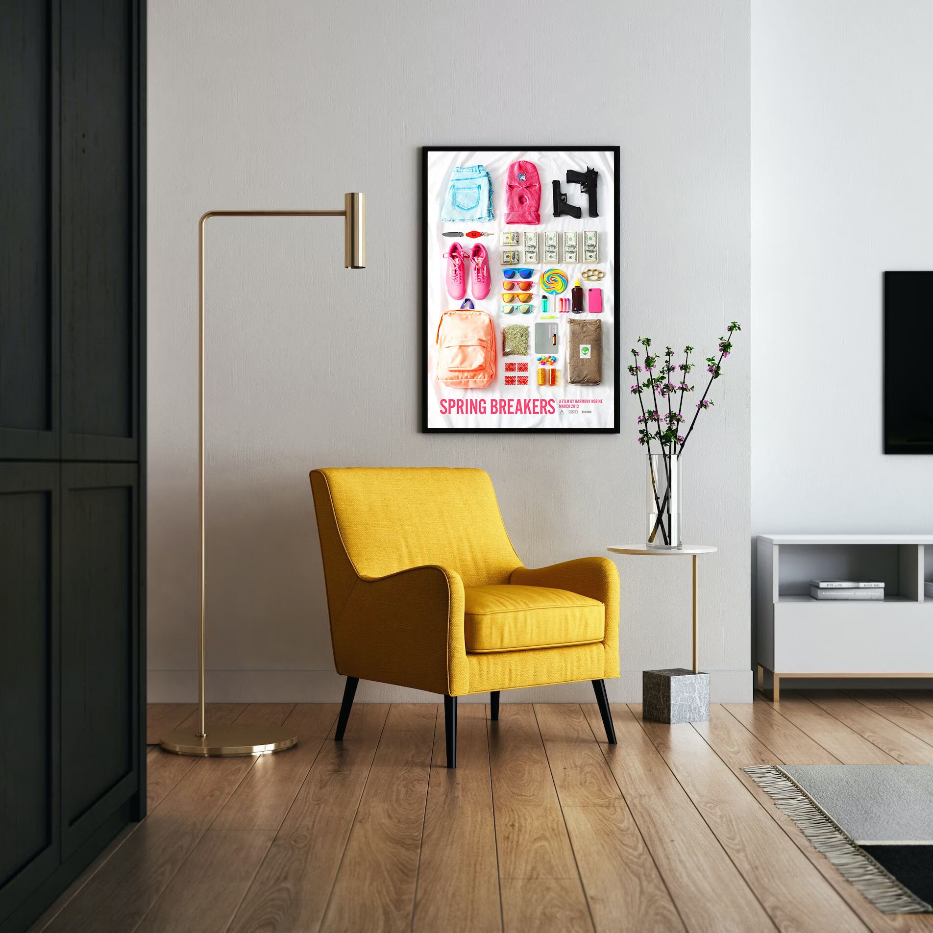 スプリング・ブレイカーズ (2013) - 映画ポスター、アートプリント