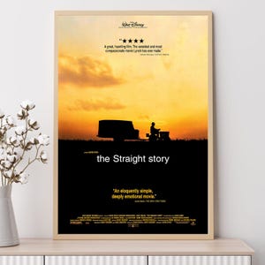 The Straight Story--Movie Poster, Art Prints, Home Decor,Wall Art,Canvas Poster Unframed