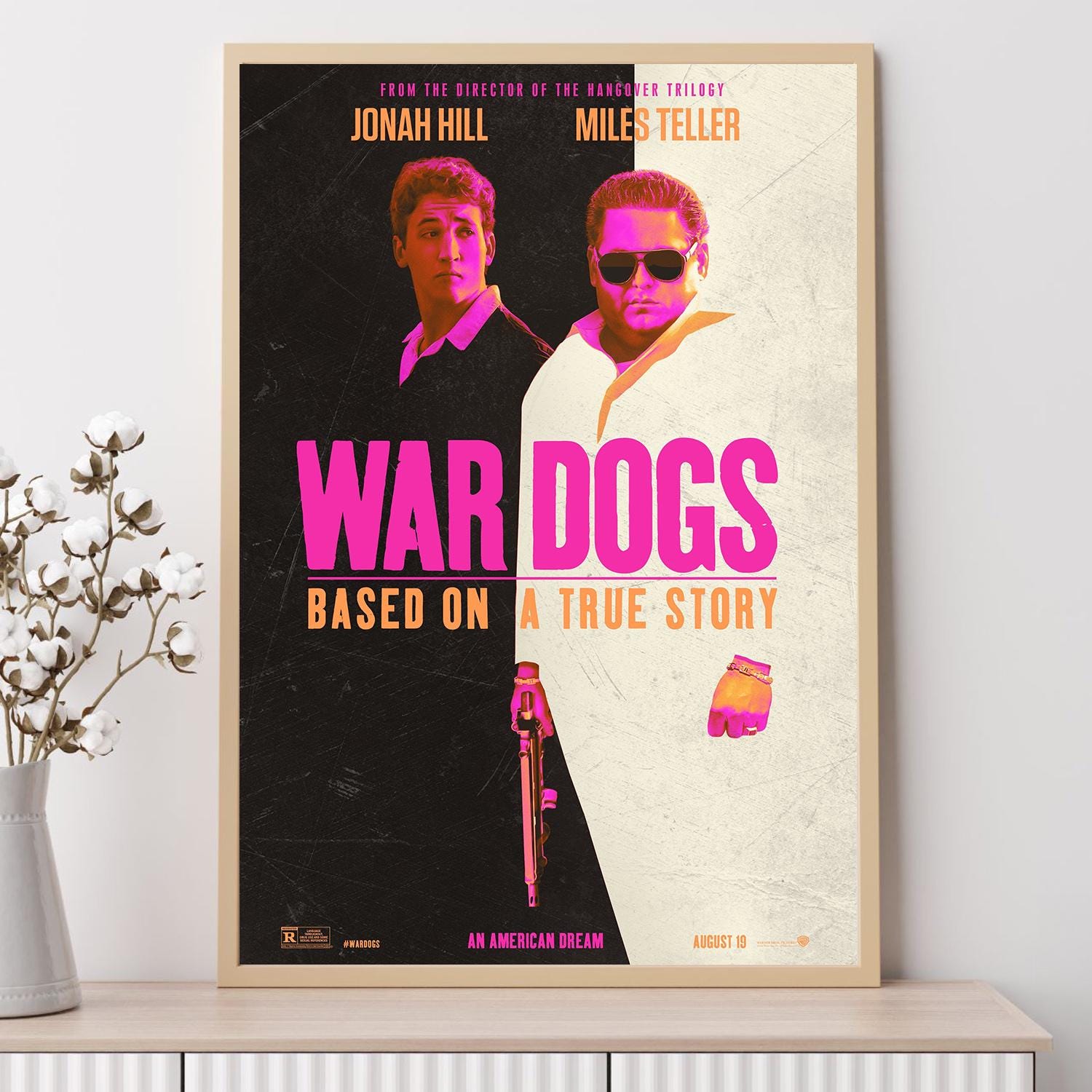 War Dogs--movie Poster, Art Prints, Home Decor,wall Art,canvas