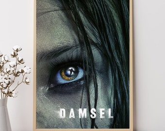 Damsel (2024)--Movie Poster, Art Prints, Home Decor,Wall Art,Canvas Poster Unframed