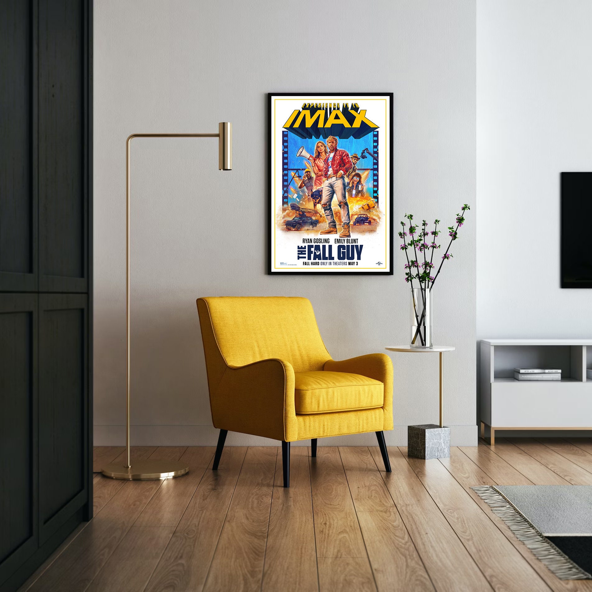 CEOK Poster Vintage The Fall Guy Sur Toile Pour Décoration Murale - 30