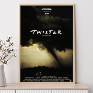 Twister (1996): póster de película, impresiones artísticas, decoración del hogar, arte de pared, póster en lienzo sin marco