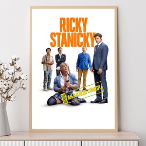 Ricky Stanicky (2024)--Movie Poster, Art Prints, Home Decor,Wall Art,Canvas Poster Unframed