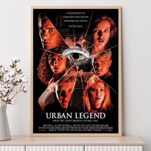 Urban Legend (1998)--Movie Poster, Art Prints, Home Decor,Wall Art,Canvas Poster Unframed