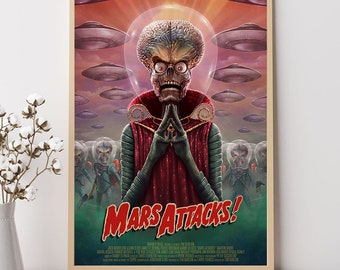 マーズ・アタック！映画ポスター ウォールアート インテリア ルーム