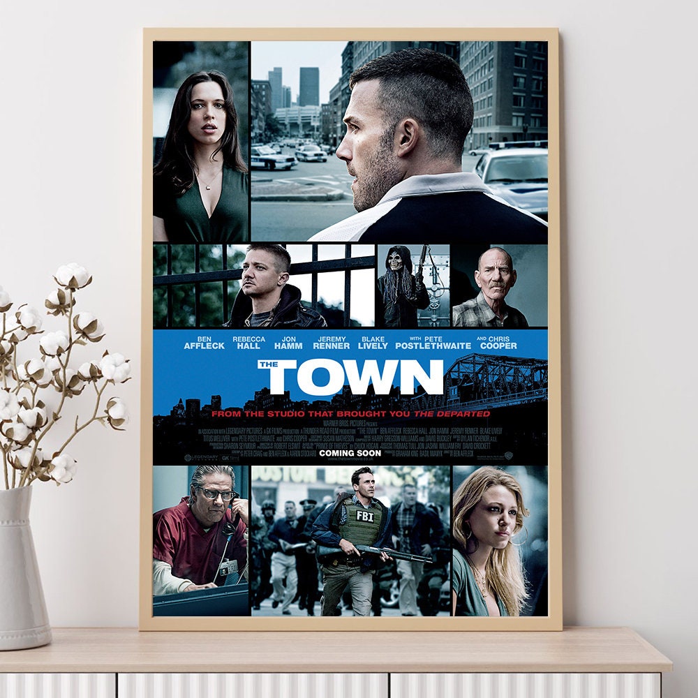 The Town Movie Art - Etsy