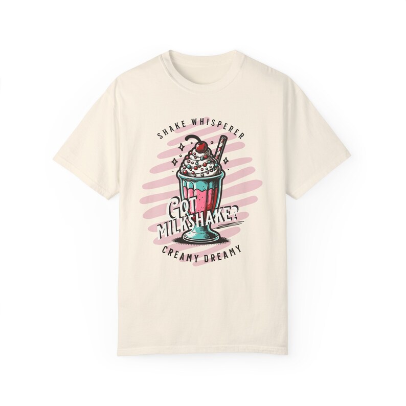 Vintage Milkshake Graphic Tee: Retro Summer T-Shirt image 6