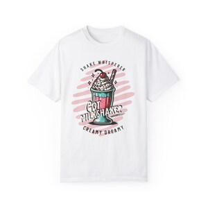 Vintage Milkshake Graphic Tee: Retro Summer T-Shirt image 1