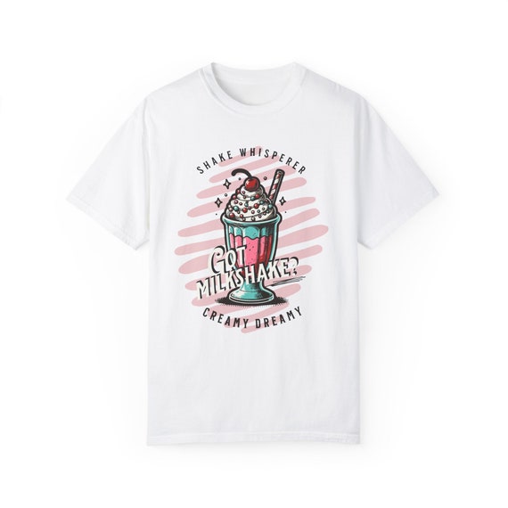 Vintage Milkshake Graphic Tee: Retro Summer T-Shirt