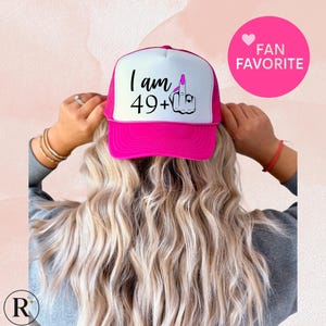 Casquette trucker 50e anniversaire amusante : cadeau majeur pour 49 ans et plus