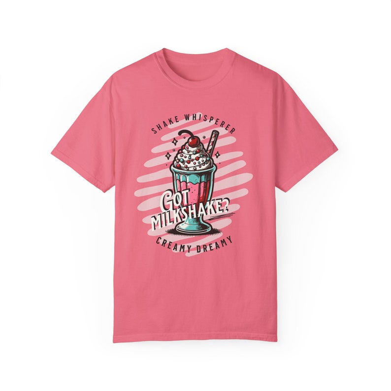 Vintage Milkshake Graphic Tee: Retro Summer T-Shirt image 8