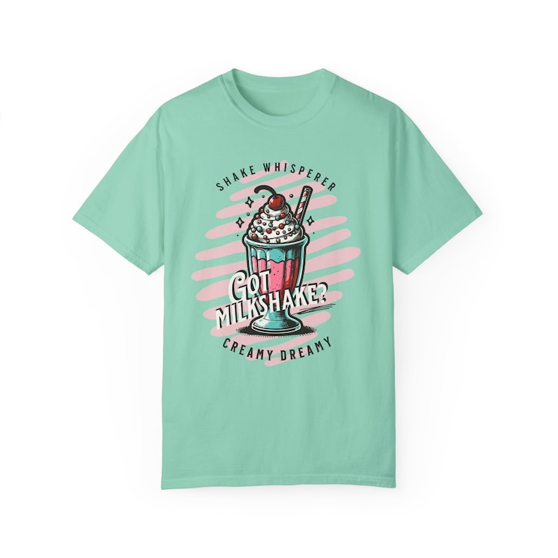 Vintage Milkshake Graphic Tee: Retro Summer T-Shirt image 3