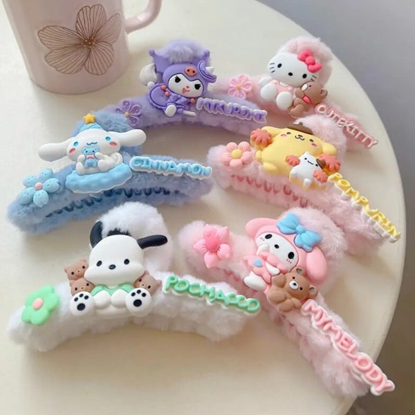 Sanrio kawaii fashion cute hair claw clips