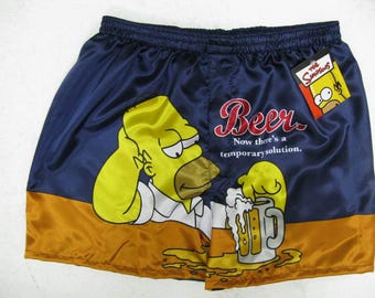 Men's (size M)silky satin *boxer short* *underwear *Vintage Assorted good designs *