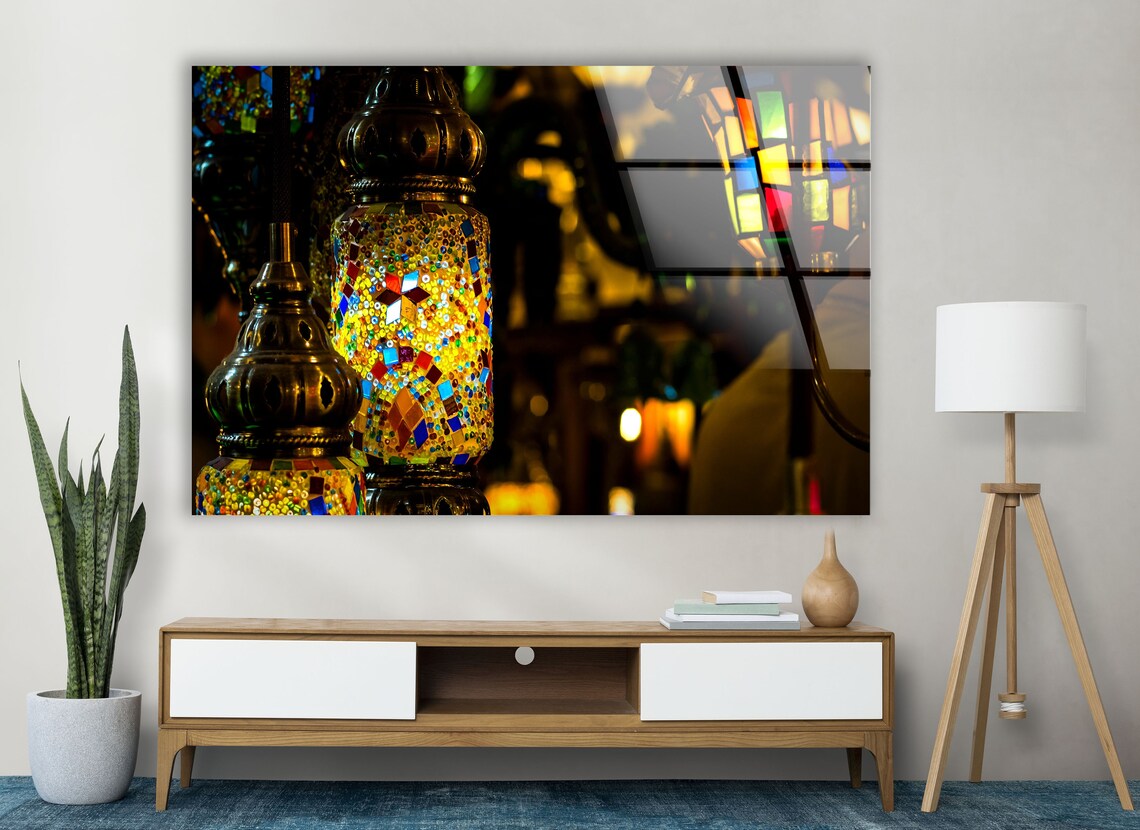 Tempered Glass Wall Artglass Glass Printing Artholes Wall Art