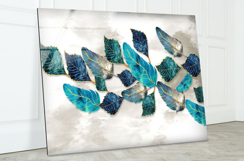 Tree Leaf Glass Printstempered Glass Wall Artglass Printing Art