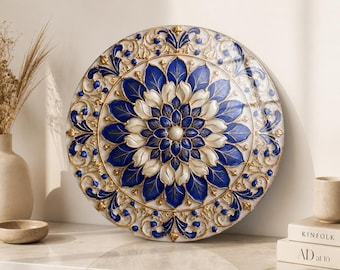 Round Glass Wall Art