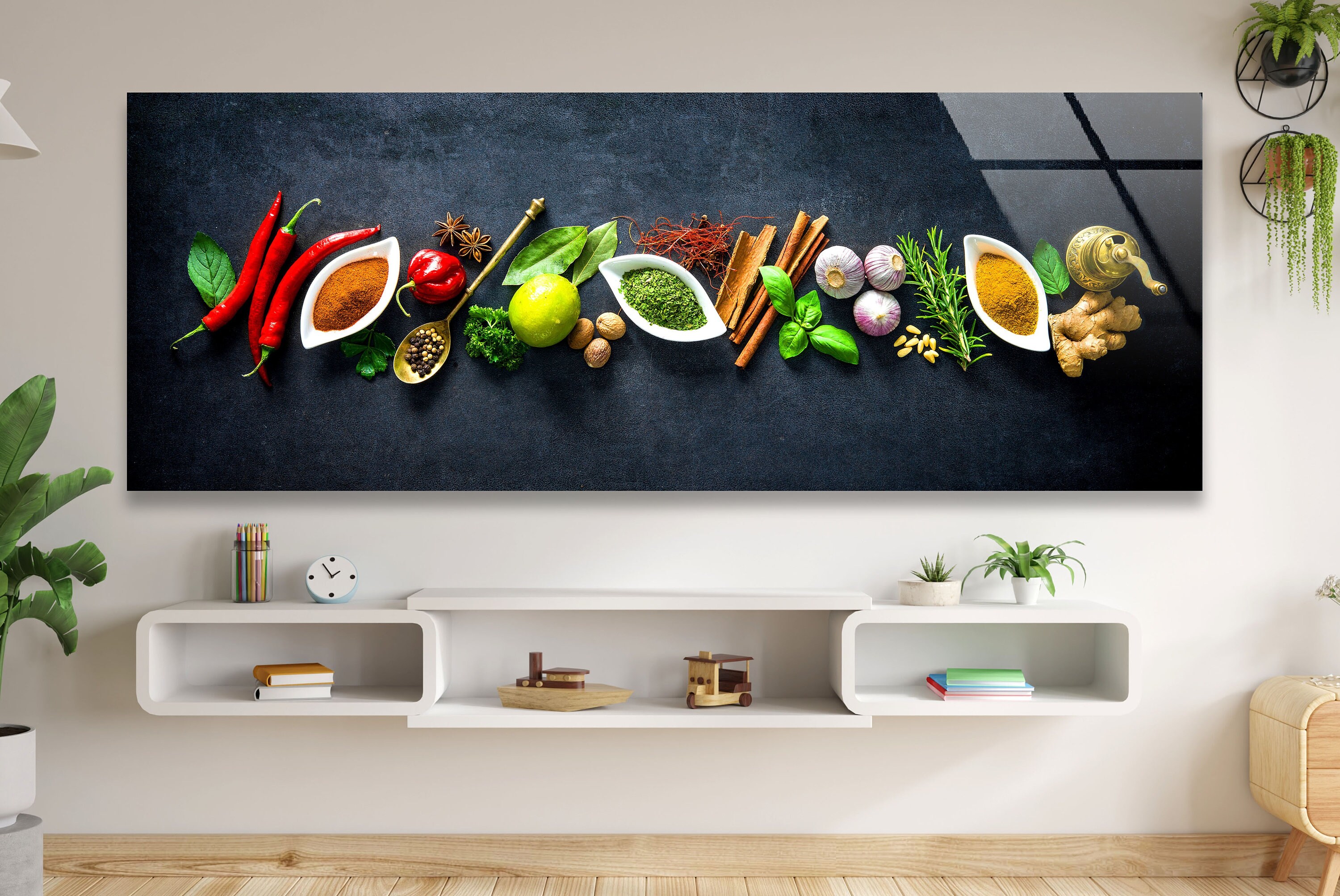 Tempered Glass Wall Artpanoramic Wall Artkitchen Wall