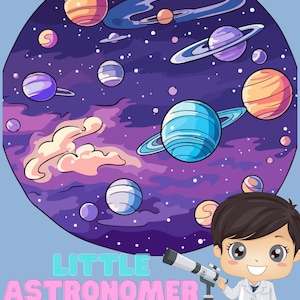 Little Astronomer - Science Coloring Book for Kids