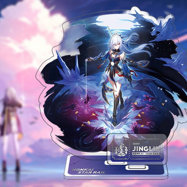 Honkai Star Rail Acrylic Stand Character Acrylic Stand Star Rail Gift Honkai Star Rail Jingliu