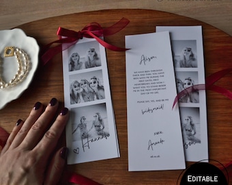 Bridesmaid Proposal, Bridesmaid Photo Strip, Bridesmaid Proposal Card, Be My Bridesmaid,  Bridesmaid Card, Bridesmaid Ask Card
