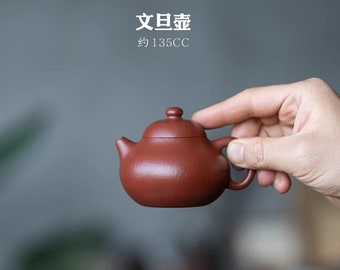 135cc chinesische Yixing handgemachte Zisha Zhu Clay Zhu Ni Teekanne „Wen Dan“ Gongfu Teekanne Teekanne