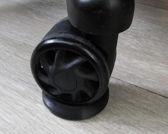 Gaming Chair Wheel Stoppers: Anti-Slip Sim Racing Chocks - Set of Two