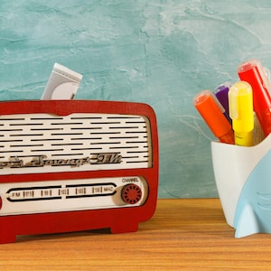 Personalised Money Box - Vintage | Retro Radio - Gift for Kids