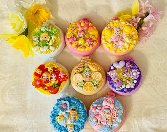 Princess Series Decoden Cream Makeup Mirror/ Kawaii/ Kawaii gift