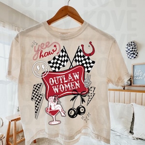 Outlaw Women, Matchbox, Cowboy/Cowgirl PNG, SVG, Vintage Digital File, Western Sublimation, Cowgirl Collage T-Shirt Art