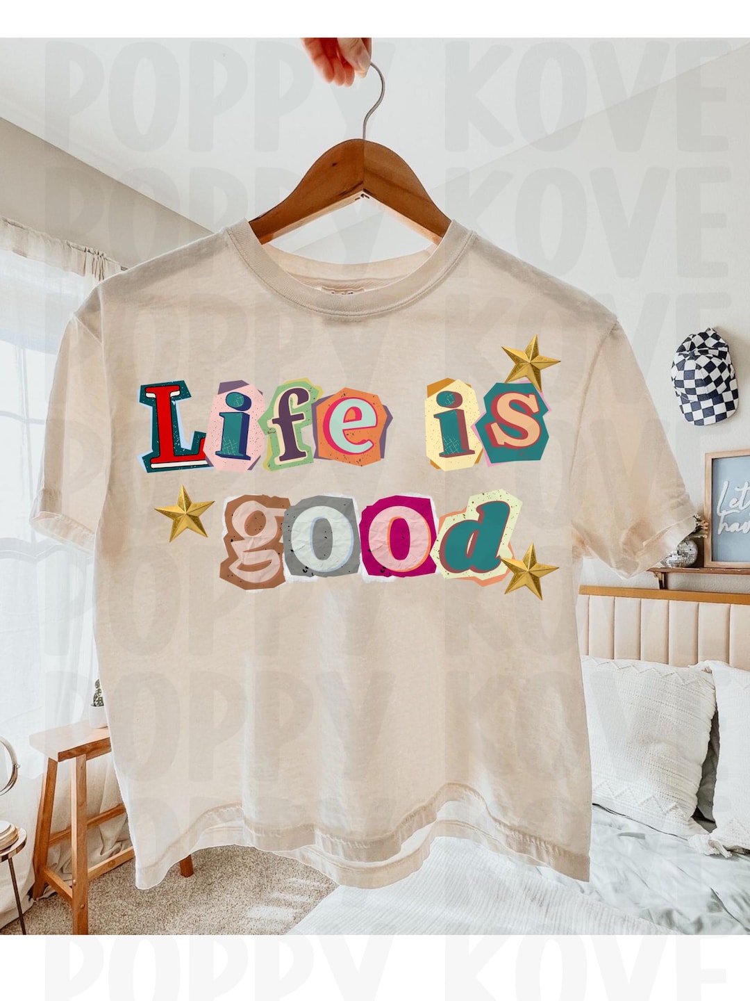 Life is Good Digital File, Quote T-shirt Art, Positive PNG, Sublimation ...