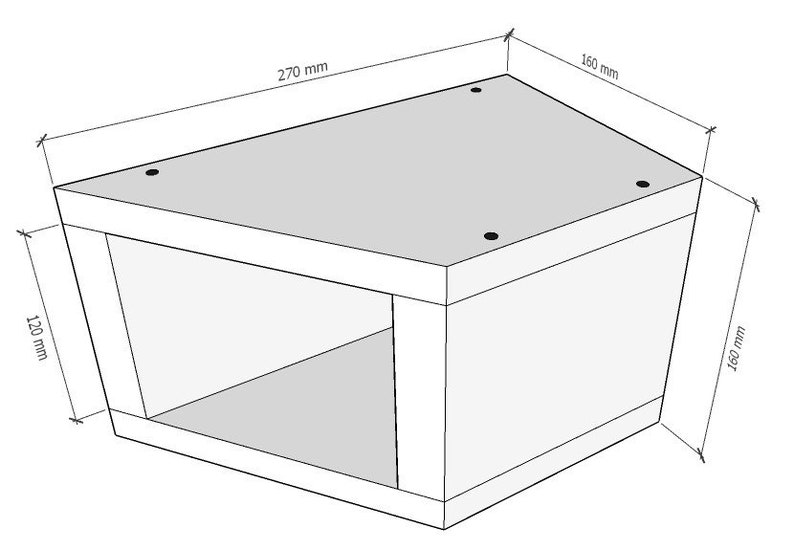 Bookshelf Louie Easy step by step DIY Inch or mm zdjęcie 3