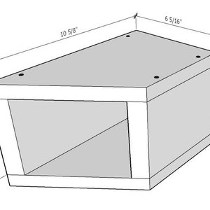 Bookshelf Louie Easy step by step DIY Inch or mm zdjęcie 4